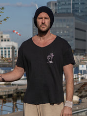 Mudra 100% Hemp Embroidered Tee image 0