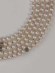 Nirvana White Pearl Necklace For Men image 0