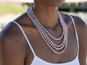 Nirvana Pink Pearl Necklace image 3