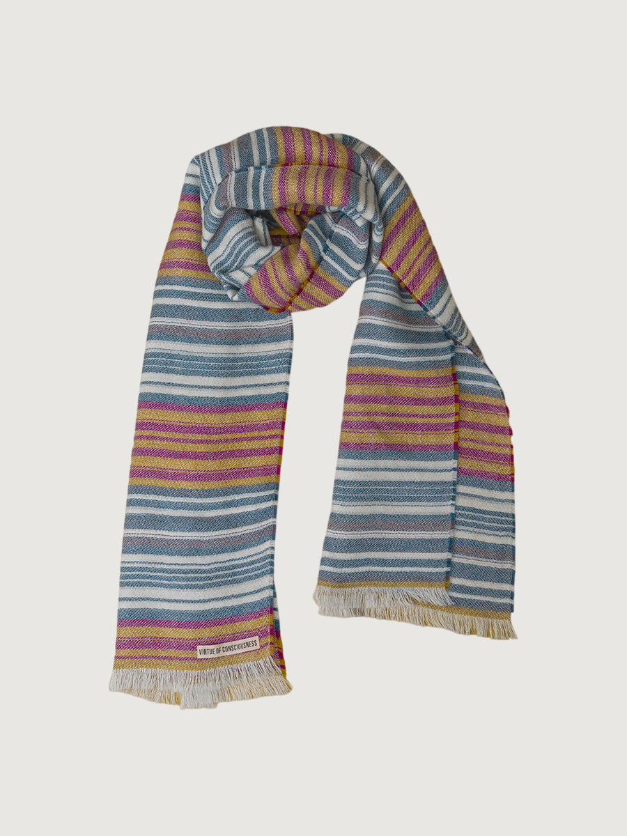 PhD Baby Alpaca Striped Scarf image 0