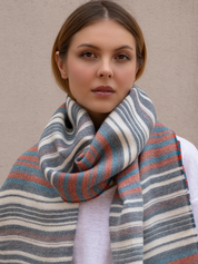 PhD Baby Alpaca Striped Scarf