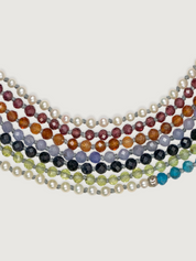 Color Block Wrap Necklace