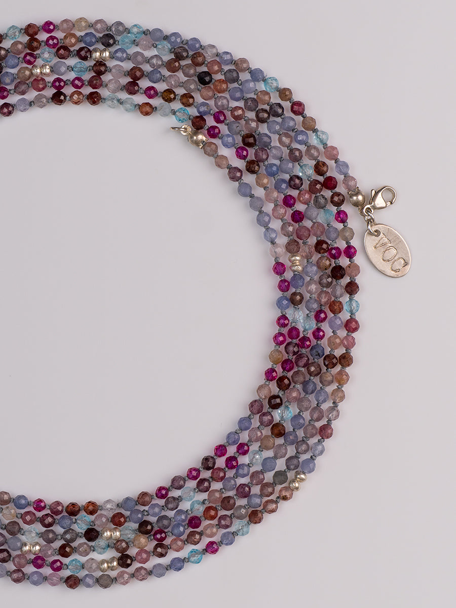 Earthly Delight Berry Pop Wrap Necklace