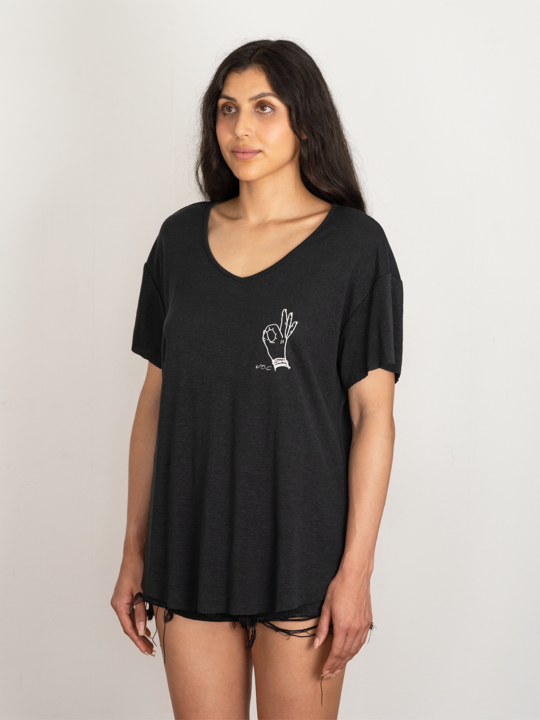 Mudra 100% Hemp Embroidered Tee