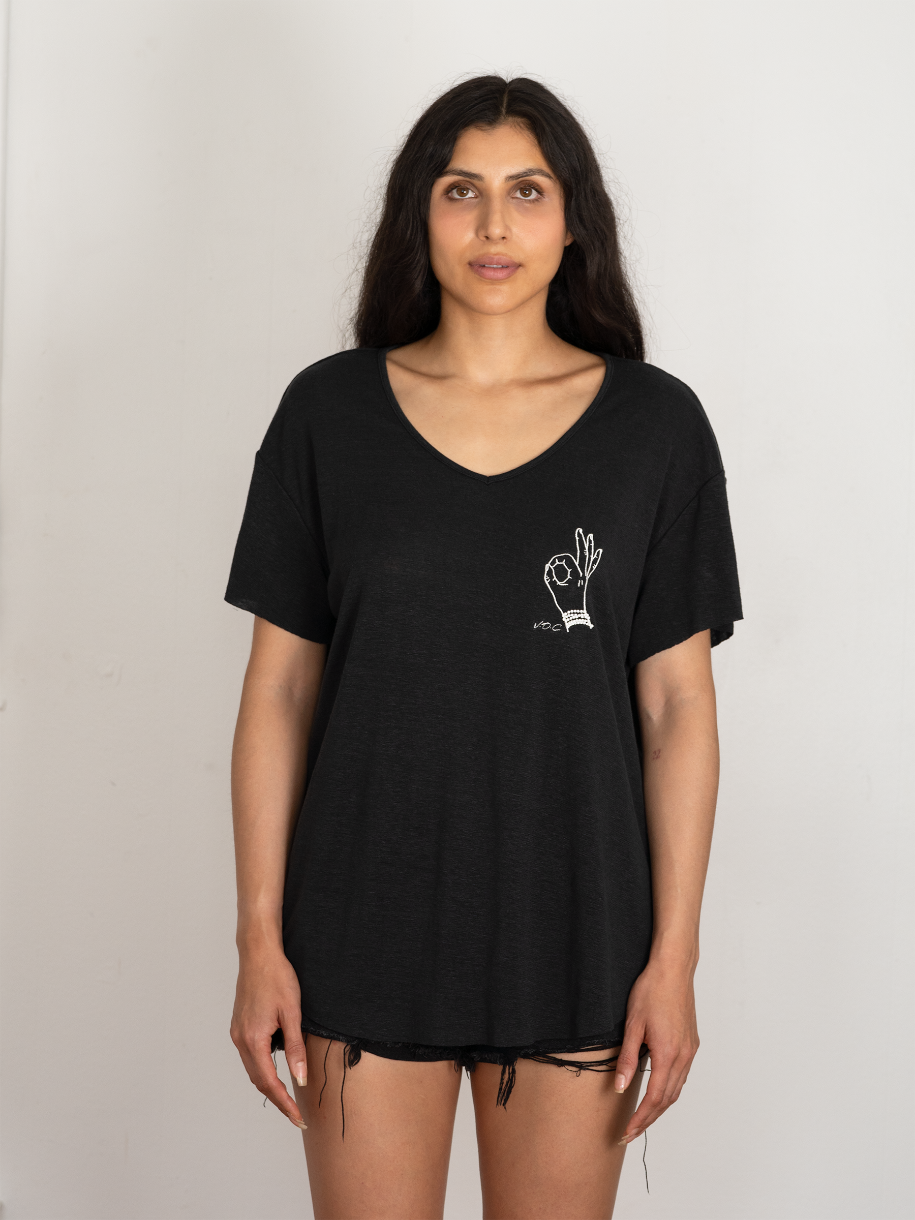 Mudra 100% Hemp Embroidered Tee