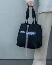 Hatha Hemp Canvas Embroidered Tote Bag