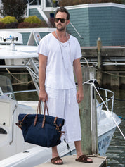 Vedanta 100% Hemp Lightweight Cropped Lounge Pants