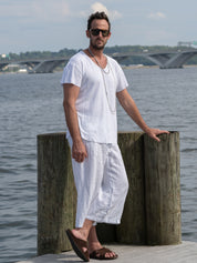Vedanta 100% Hemp Lightweight Cropped Lounge Pants