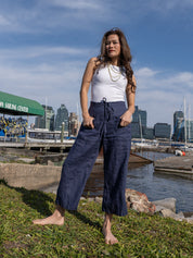 Vedanta 100% Hemp Lightweight Cropped Lounge Pants