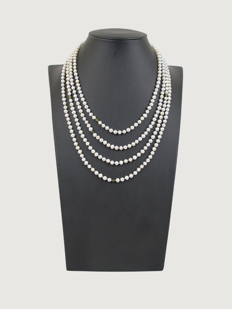 Ananda Pearl Tourmaline Necklace