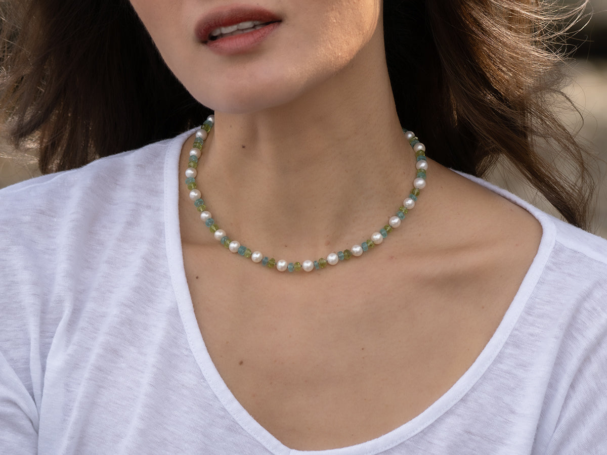 Bhandara Pearl Gemstone Necklace
