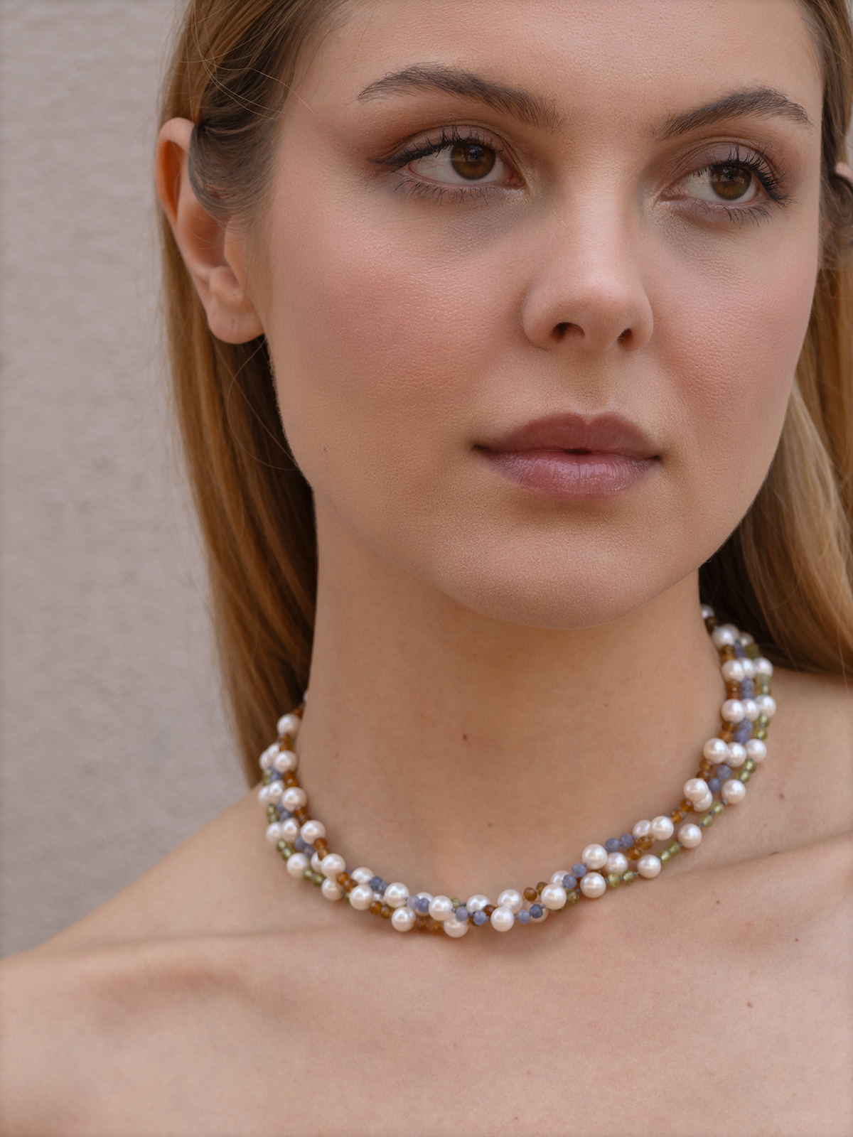 Bhandara Pearl Gemstone Necklace