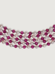 Candy Cane Pearl Necklace