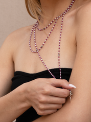 Candy Cane Pearl Necklace