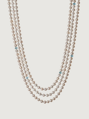 Dharma Pearl Gemstone Necklace