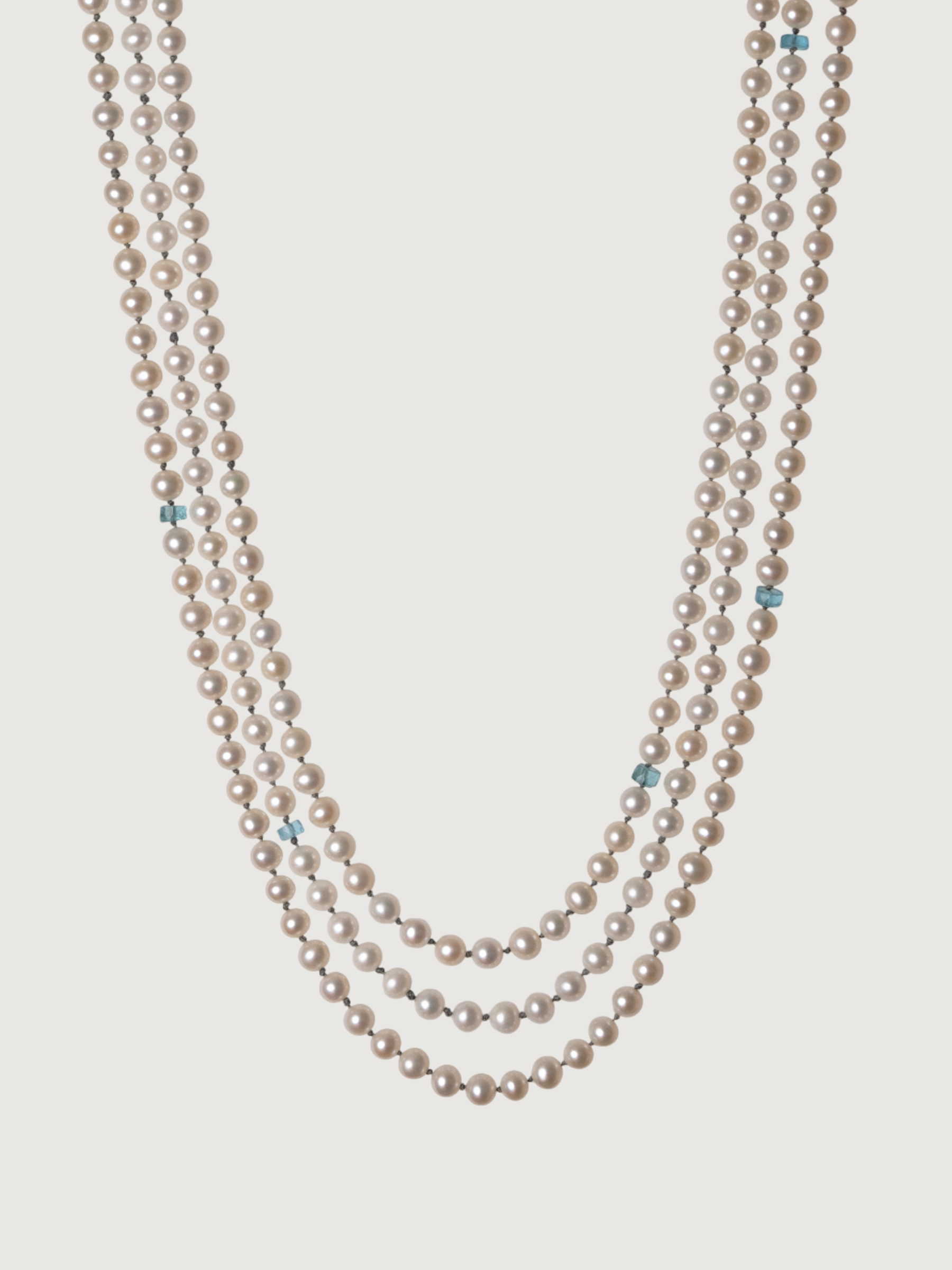 Dharma Pearl Gemstone Necklace