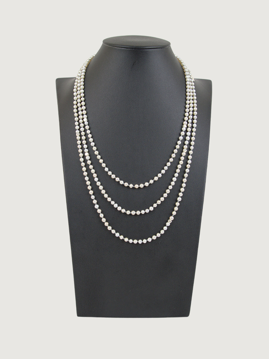 Jnana Pearl Silver Necklace