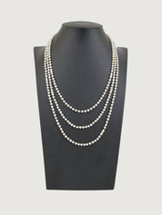 Jnana Pearl Silver Necklace
