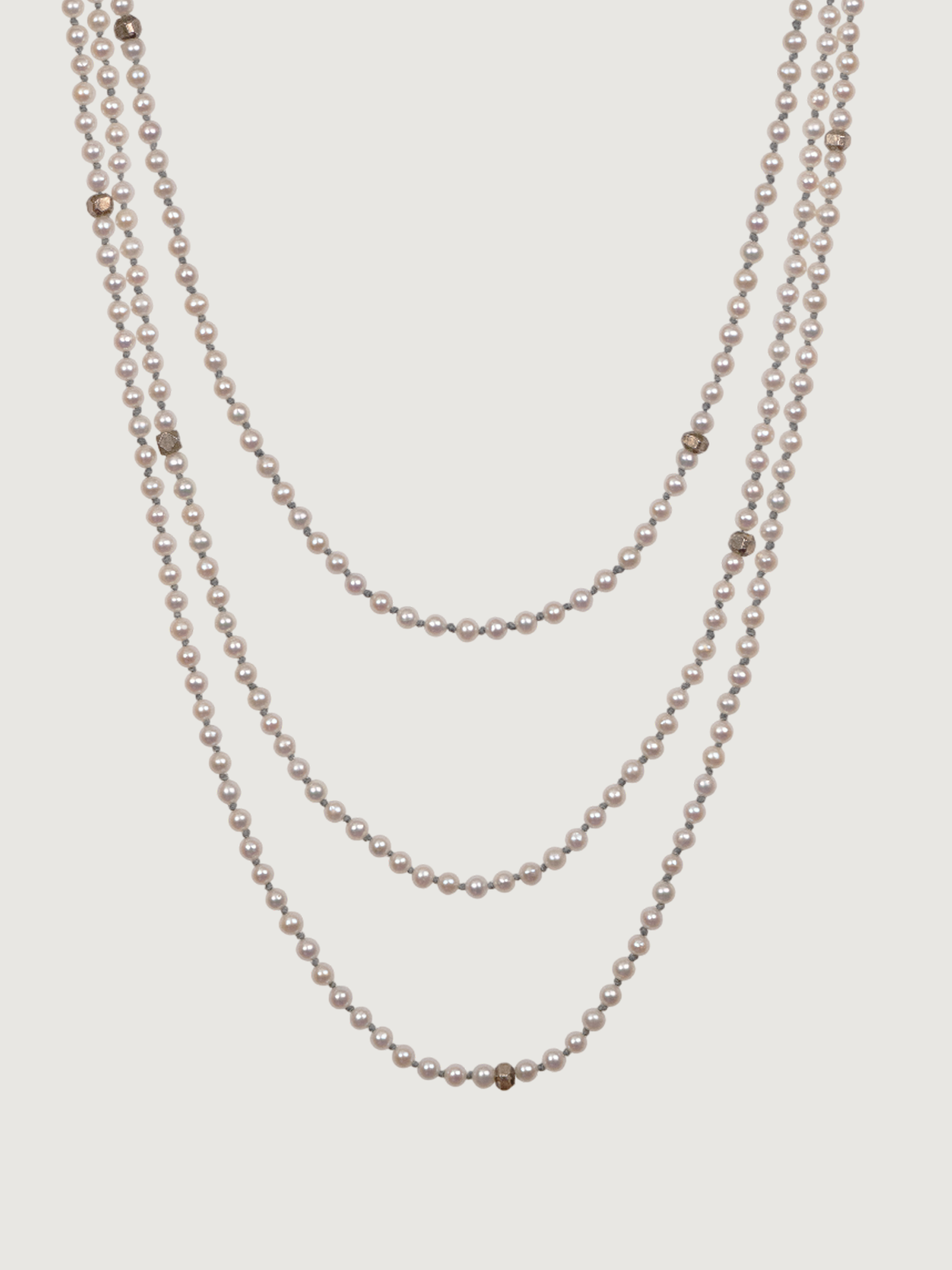 Jnana Pearl Silver Necklace