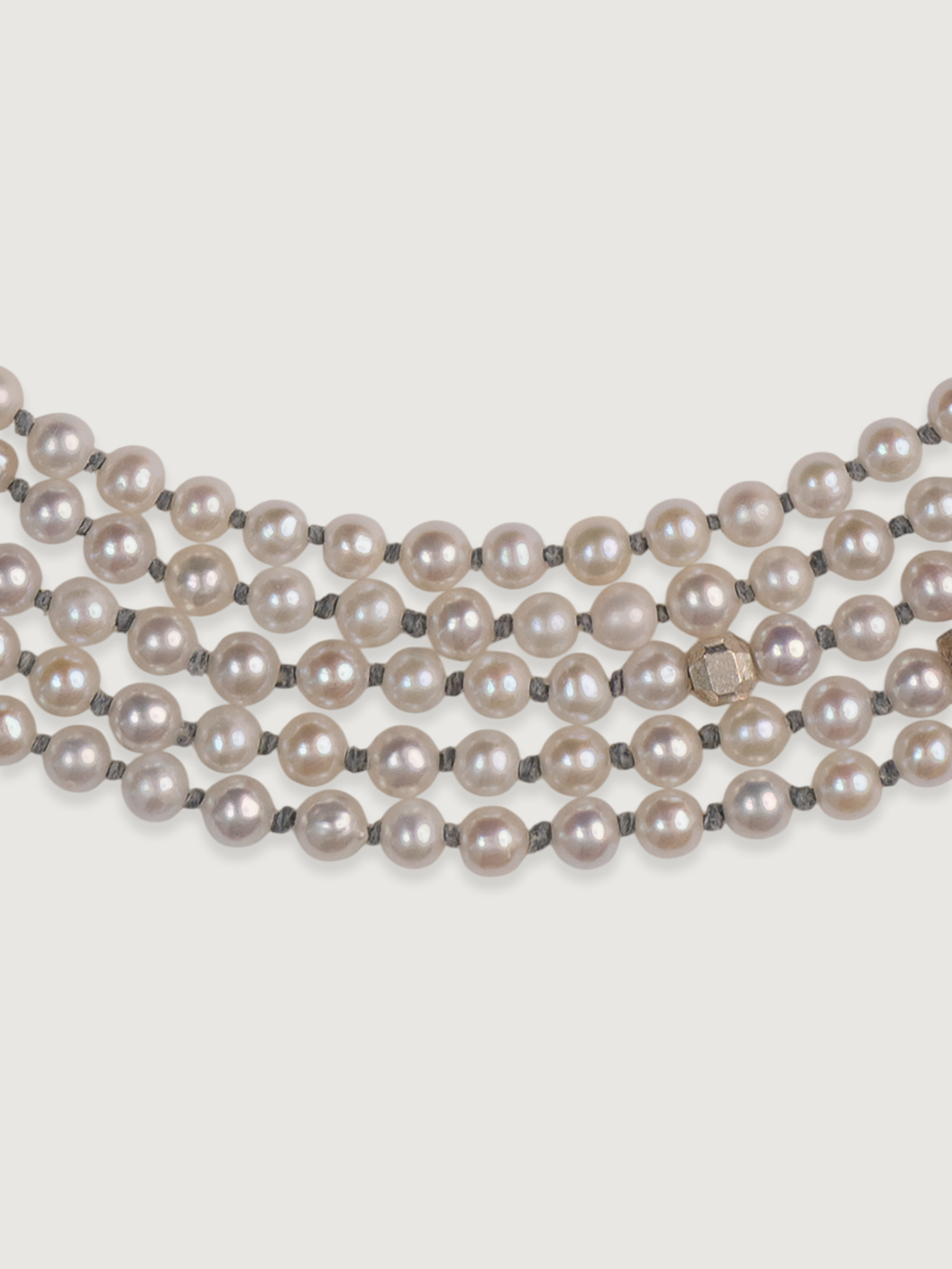 Jnana Pearl Silver Necklace