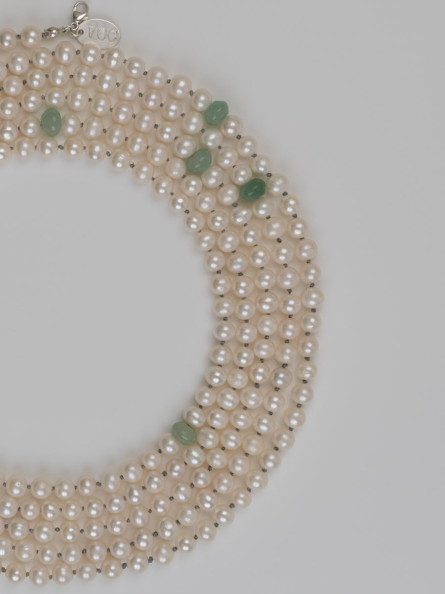 Nirvana Pearl Jade Necklace