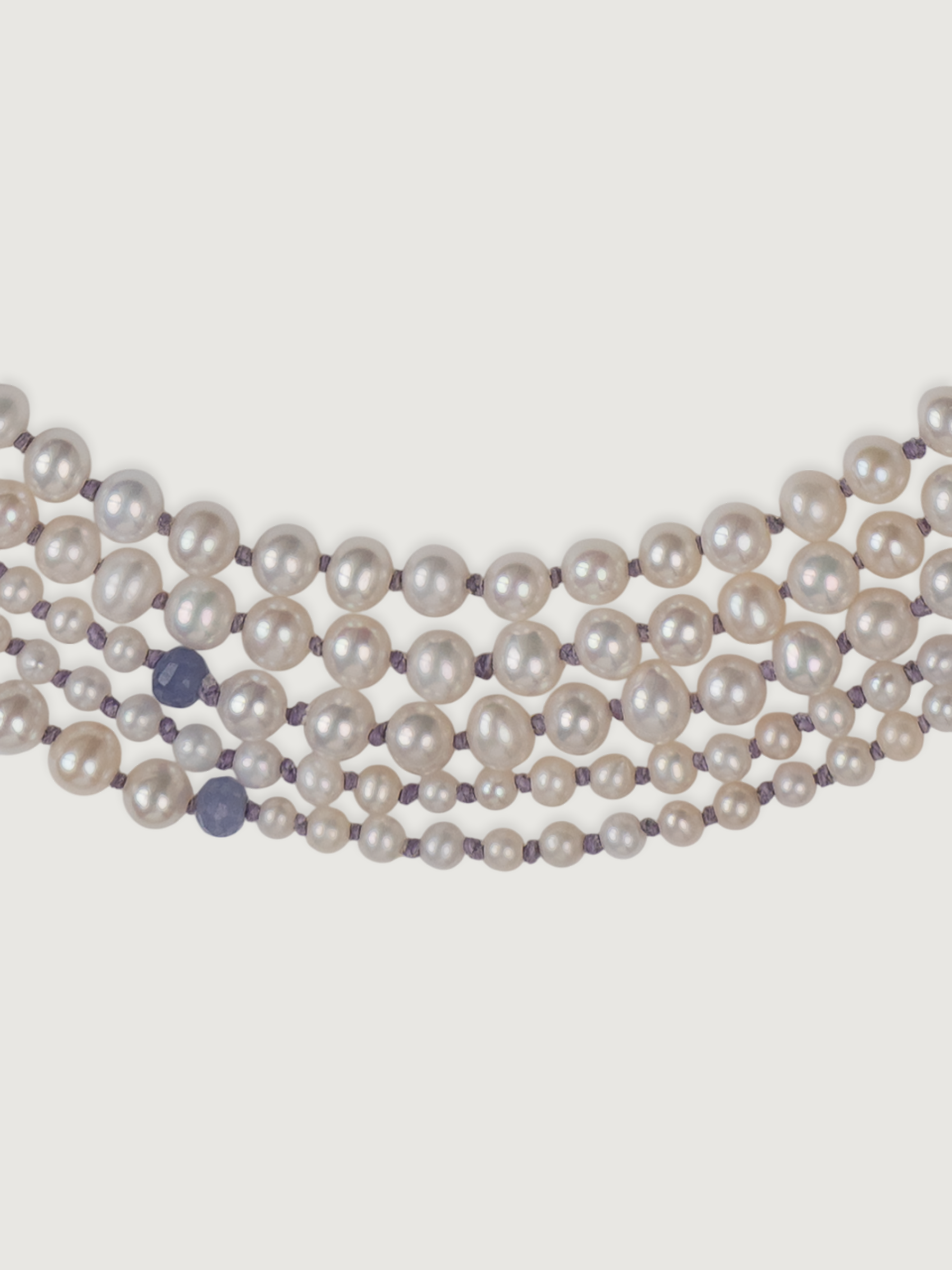 Raja Pearl Tanzanite Necklace