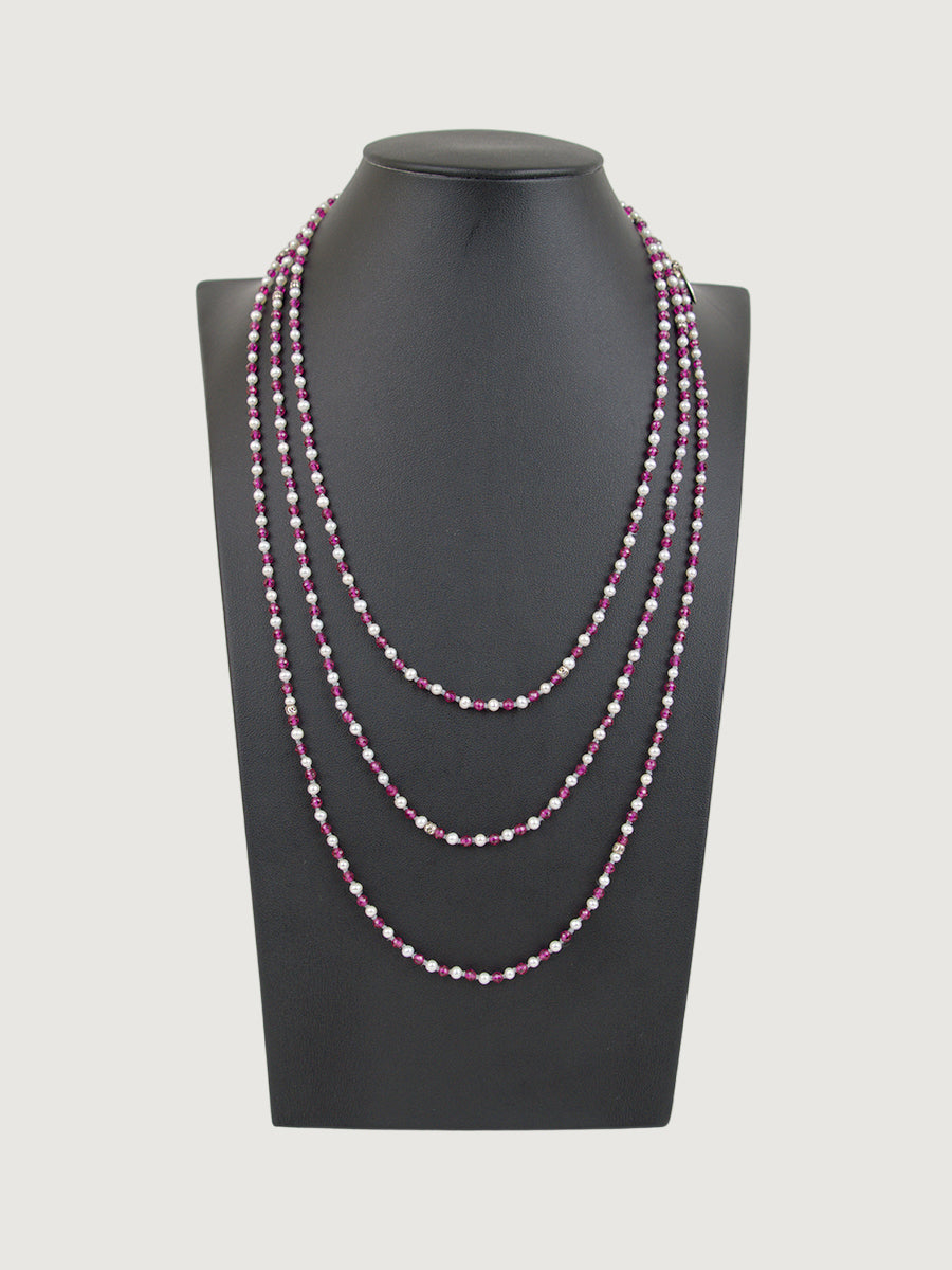 Candy Cane Pearl Necklace image 0