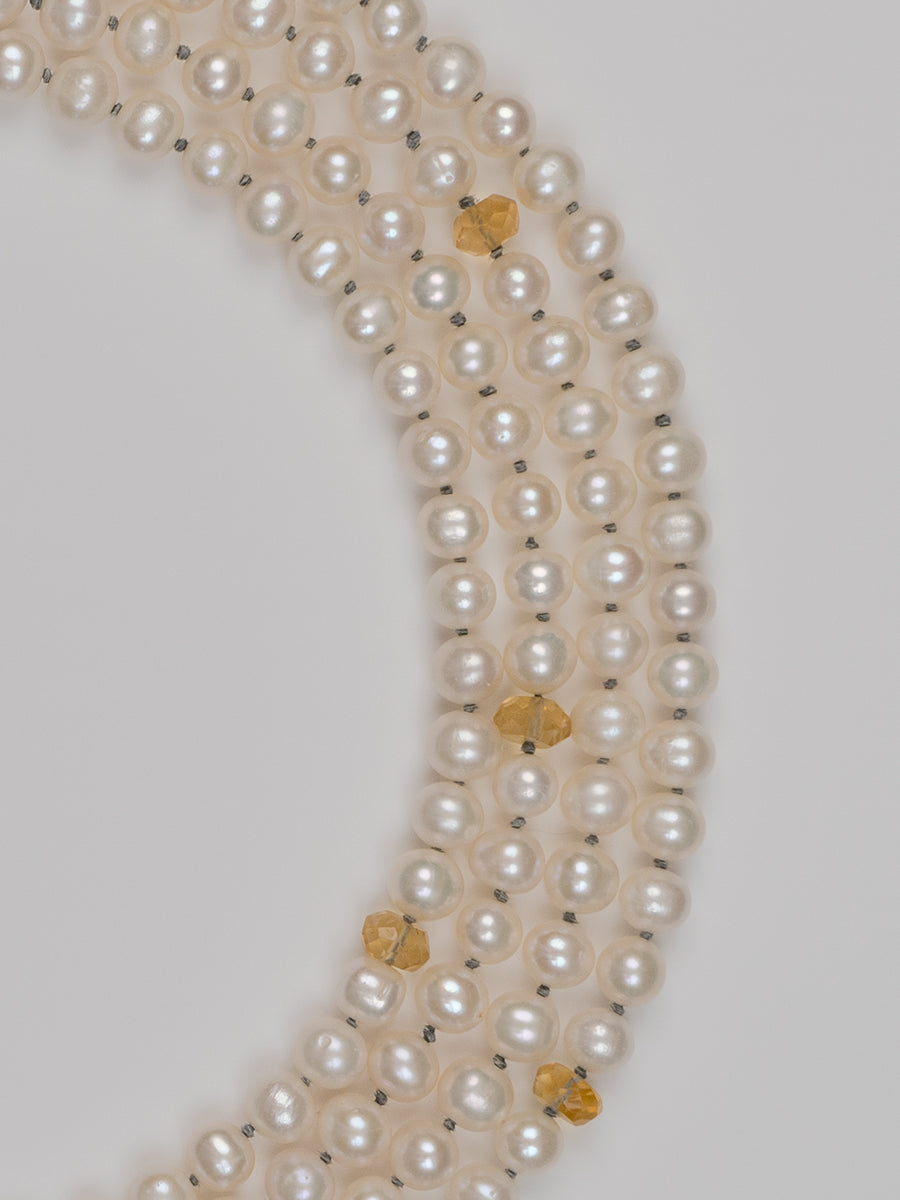 Nirvana Pearl Gemstone Necklace image 0