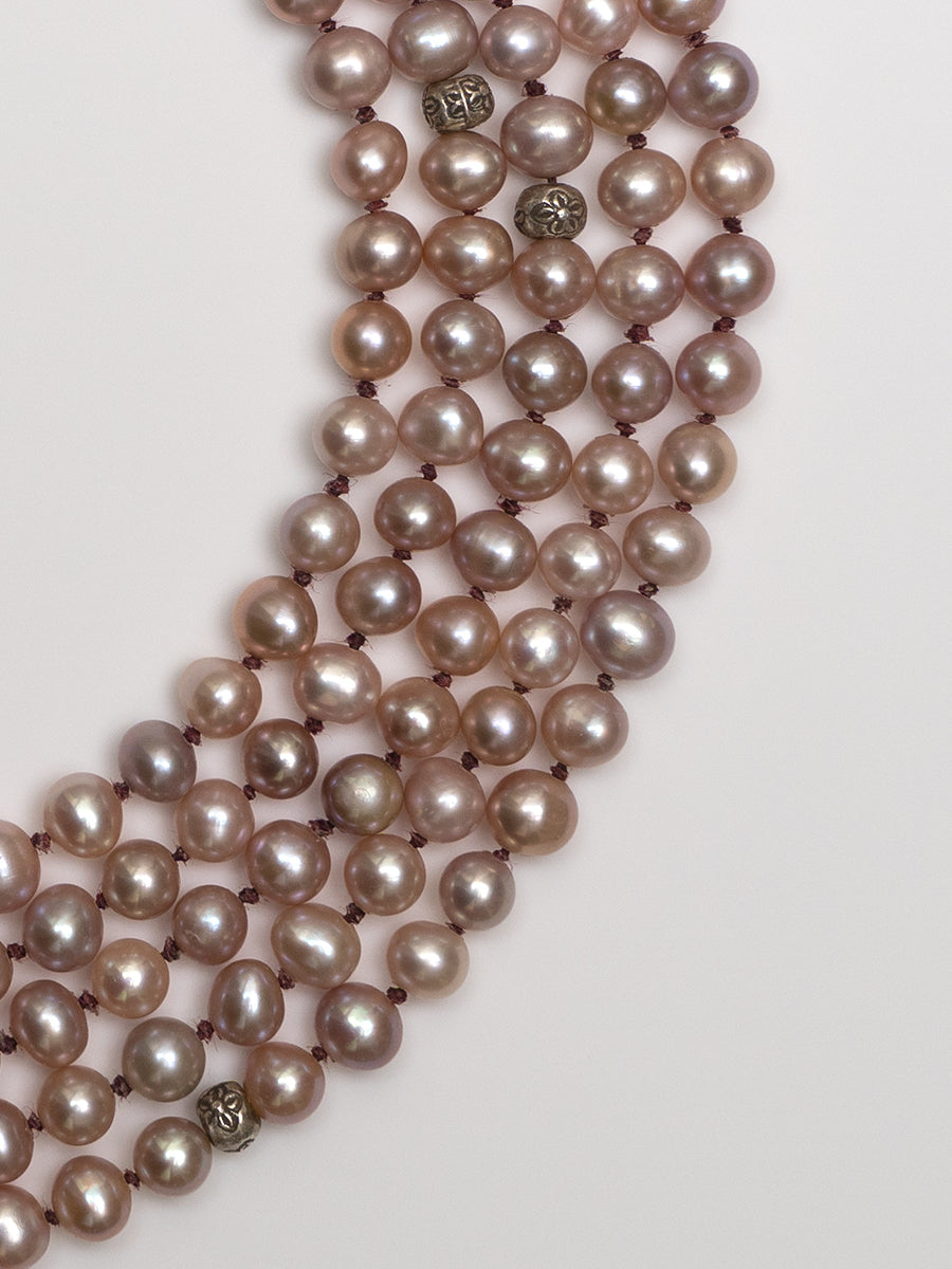 Nirvana Pink Pearl Necklace image 1