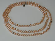 Nirvana Peach Pearl Necklace image 3