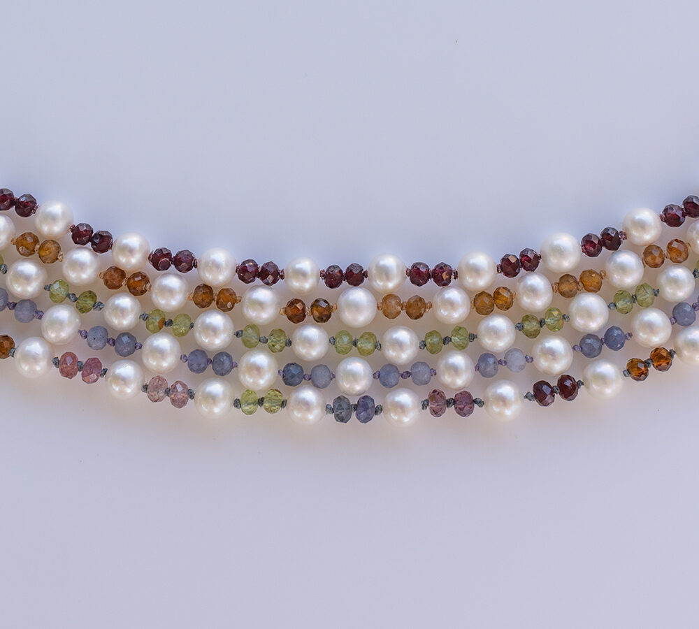 Bhandara Pearl Gemstone Necklace - Image 2